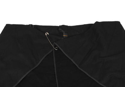 COMME des GARCONS 99AW Cashmere Wool Drape Coat Black Size M
