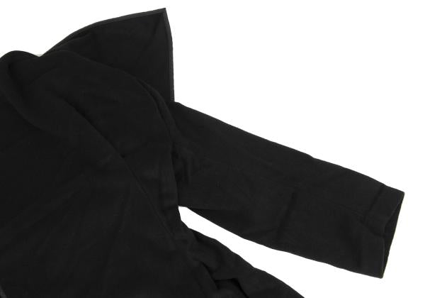 COMME des GARCONS 99AW Cashmere Wool Drape Coat Black Size M