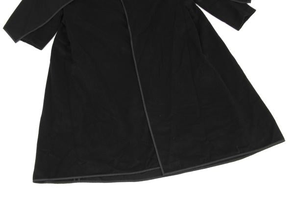 COMME des GARCONS 99AW Cashmere Wool Drape Coat Black Size M