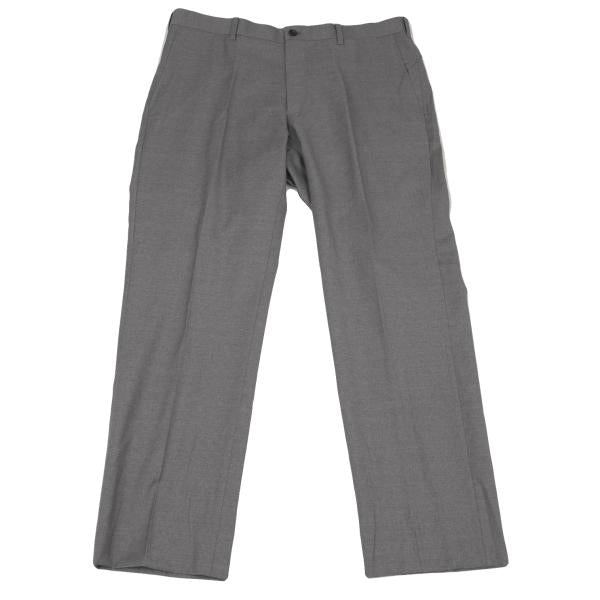 Papas+ Loropiana Wool Straight Pants Gray Size LL