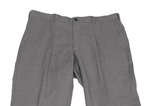 Papas+ Loropiana Wool Straight Pants Gray Size LL