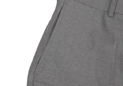 Papas+ Loropiana Wool Straight Pants Gray Size LL