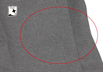 Papas+ Loropiana Wool Straight Pants Gray Size LL