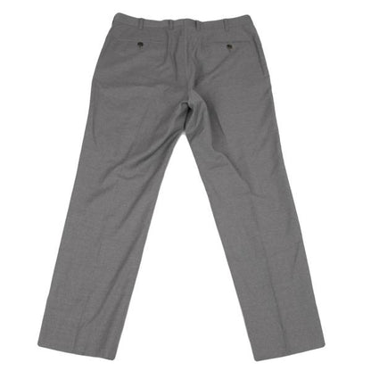 Papas+ Loropiana Wool Straight Pants Gray Size LL
