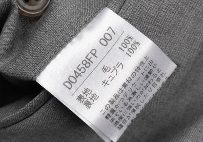 Papas+ Loropiana Wool Straight Pants Gray Size LL