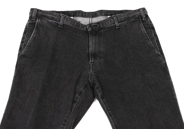Papas Black Stretch Slim Denim Jeans Size L