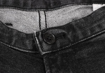 Papas Black Stretch Slim Denim Jeans Size L