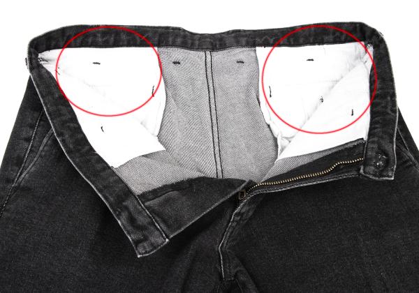 Papas Black Stretch Slim Denim Jeans Size L