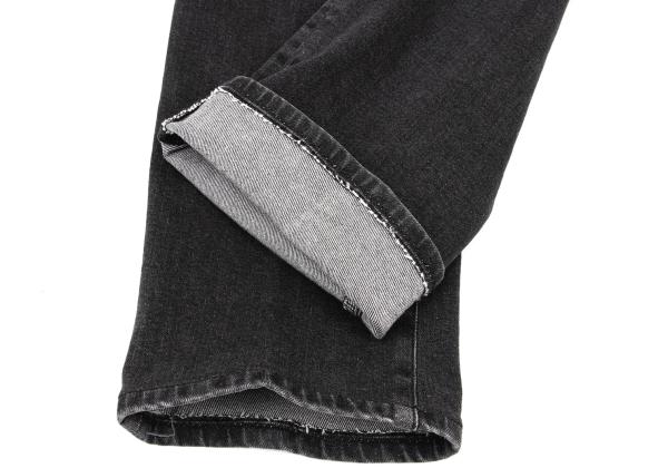 Papas Black Stretch Slim Denim Jeans Size L