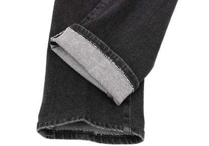 Papas Black Stretch Slim Denim Jeans Size L