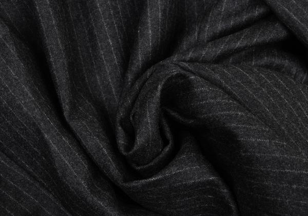Papas Wool Stripe Jacket Charcoal Gray Size M