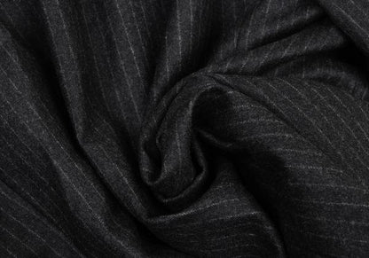Papas Wool Stripe Jacket Charcoal Gray Size M
