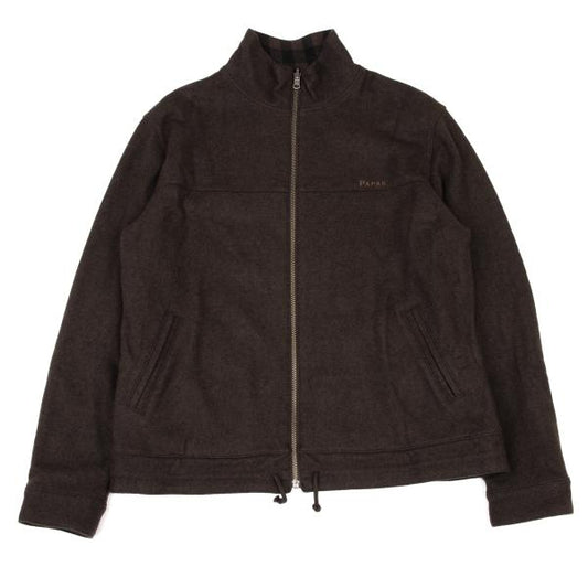 Papas Gingham Check Reversible Jacket Brown Size M