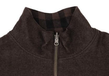 Papas Gingham Check Reversible Jacket Brown Size M