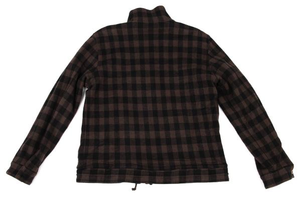 Papas Gingham Check Reversible Jacket Brown Size M