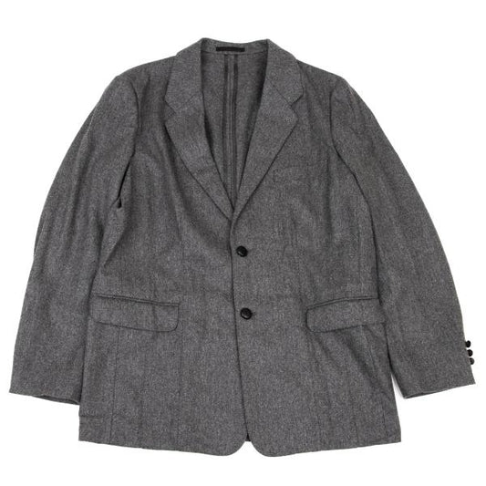 Papas Wool Covered Button Jacket Charcoal Gray Size M