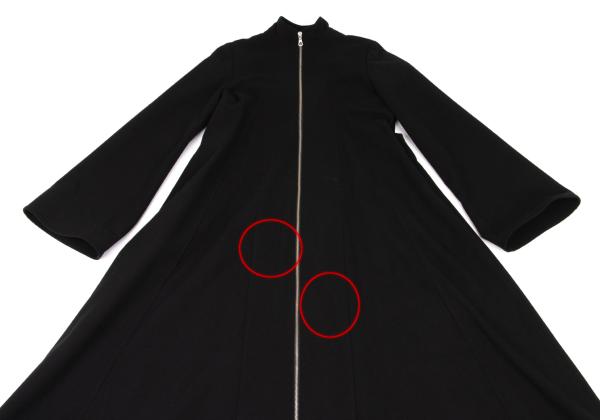 Jean Paul GAULTIER FEMME Wool Acrylic Coat Black Size 40