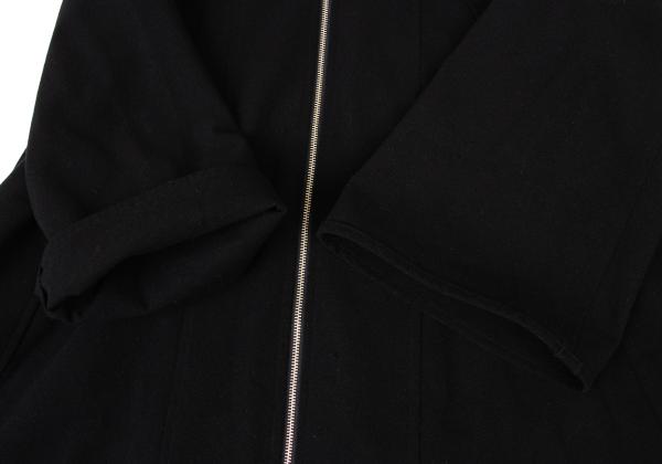 Jean Paul GAULTIER FEMME Wool Acrylic Coat Black Size 40