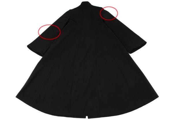 Jean Paul GAULTIER FEMME Wool Acrylic Coat Black Size 40