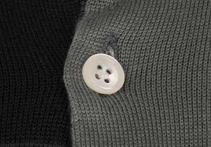 COMME des GARCONS Panel Switching Wool Cardigan Gray Size S