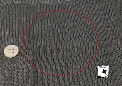 COMME des GARCONS Panel Switching Wool Cardigan Gray Size S