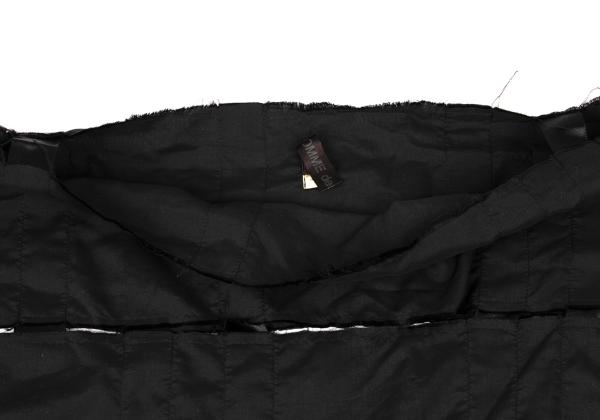COMME des GARCONS Polyester Sheer Cutout Dress Black Size XS
