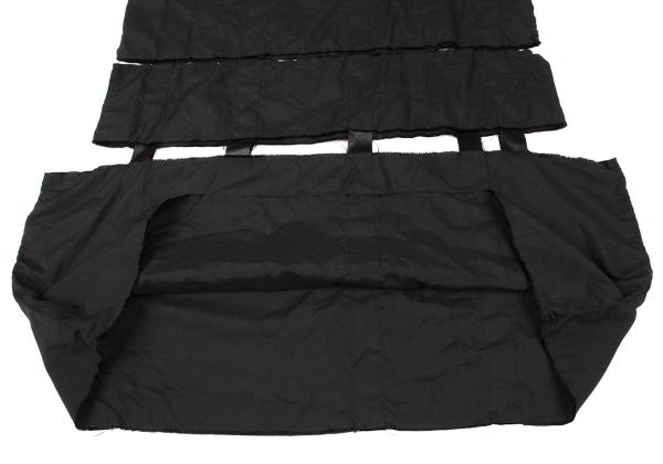 COMME des GARCONS Polyester Sheer Cutout Dress Black Size XS