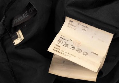 COMME des GARCONS Polyester Sheer Cutout Dress Black Size XS
