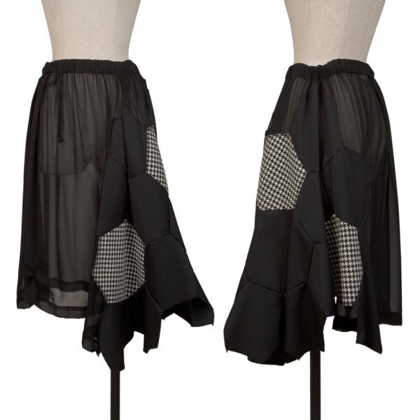 COMME des GARCONS Wool Soccer Ball Skirt Black Size XS