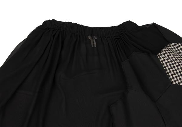 COMME des GARCONS Wool Soccer Ball Skirt Black Size XS