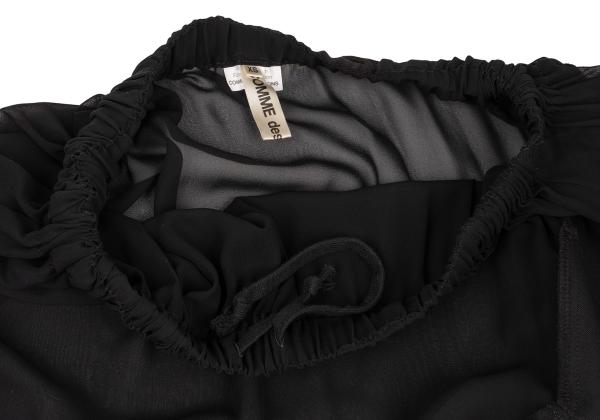 COMME des GARCONS Wool Soccer Ball Skirt Black Size XS