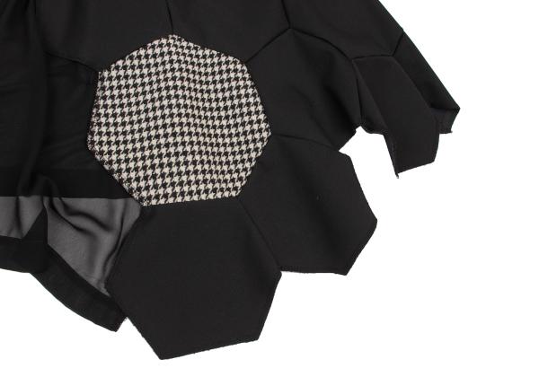 COMME des GARCONS Wool Soccer Ball Skirt Black Size XS