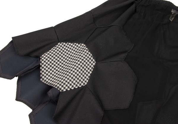 COMME des GARCONS Wool Soccer Ball Skirt Black Size XS