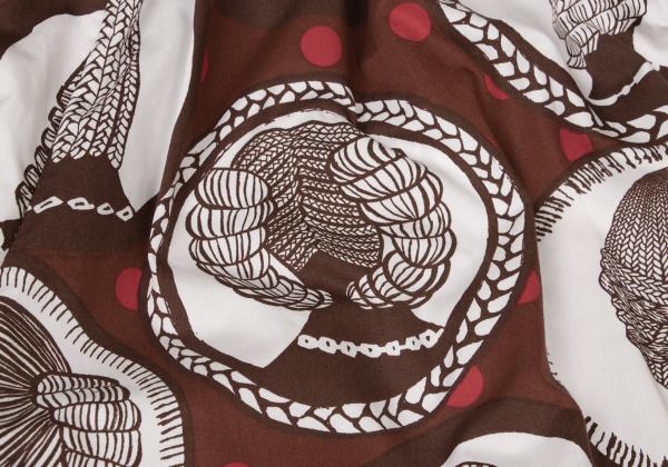COMME des GARCONS Asym Dot Wide Cotton Shorts Brown Size SS
