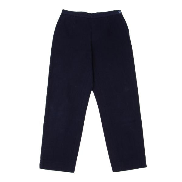COMME des GARCONS Cotton Tapered Pants Navy Size S