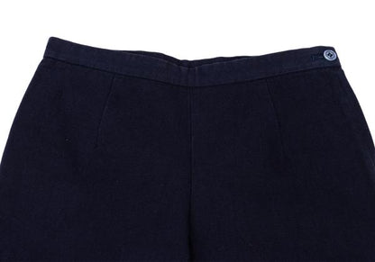 COMME des GARCONS Cotton Tapered Pants Navy Size S
