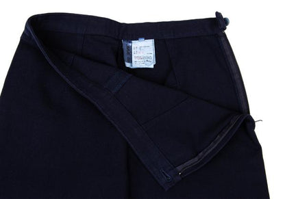 COMME des GARCONS Cotton Tapered Pants Navy Size S