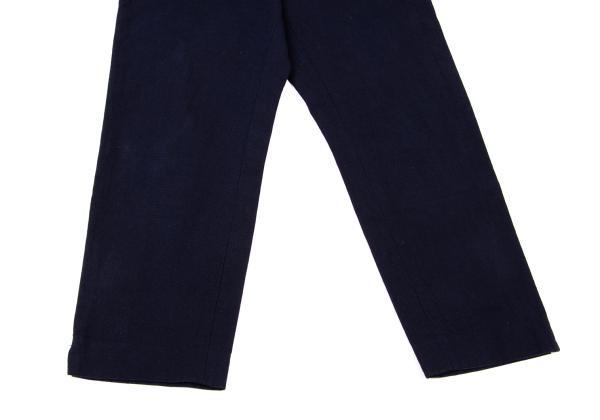 COMME des GARCONS Cotton Tapered Pants Navy Size S