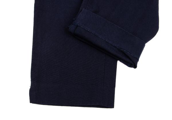 COMME des GARCONS Cotton Tapered Pants Navy Size S