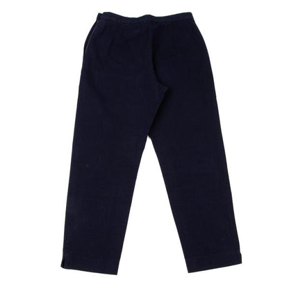 COMME des GARCONS Cotton Tapered Pants Navy Size S