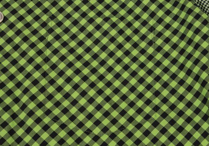 COMME des GARCONS HOMME Green Bias Plaid Long Sleeve Shirt Size L