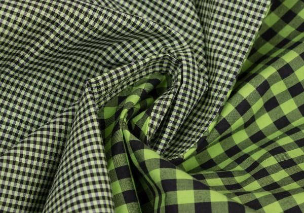 COMME des GARCONS HOMME Green Bias Plaid Long Sleeve Shirt Size L