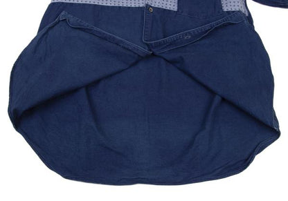 COMME des GARCONS HOMME Pattern Panel T-Shirt Blue Size L