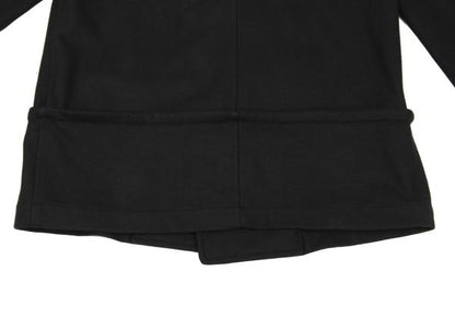 COMME des GARCONS SHIRT Wool Blend Hem Peacoat Black Coat Size M