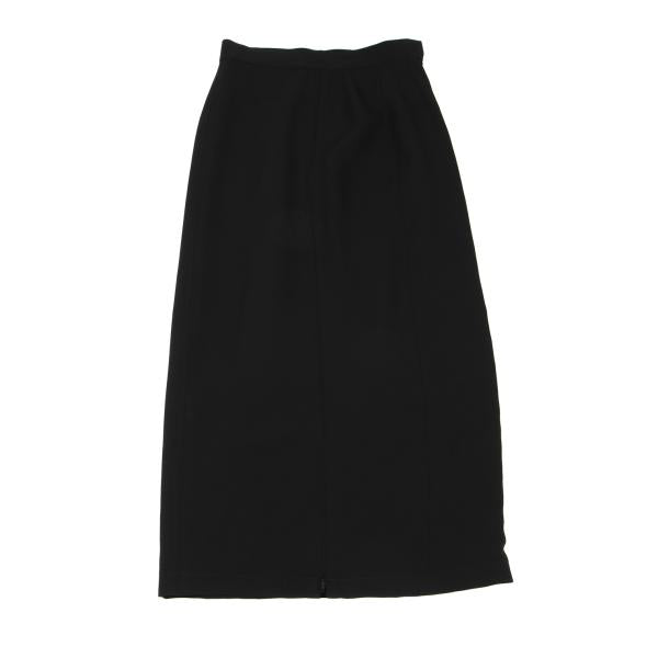 JUNIOR GAULTIER Black Poly Zip Design Skirt Size 40