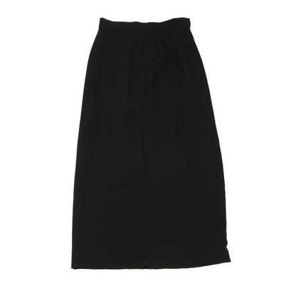JUNIOR GAULTIER Black Poly Zip Design Skirt Size 40