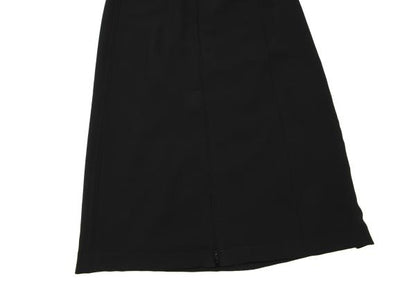 JUNIOR GAULTIER Black Poly Zip Design Skirt Size 40