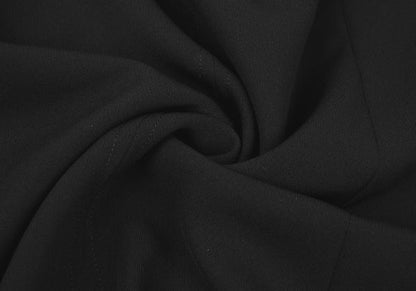 JUNIOR GAULTIER Black Poly Zip Design Skirt Size 40
