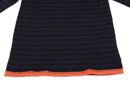 COMME des GARCONS Garment Dyed Striped L/S Tee Blue Size SS