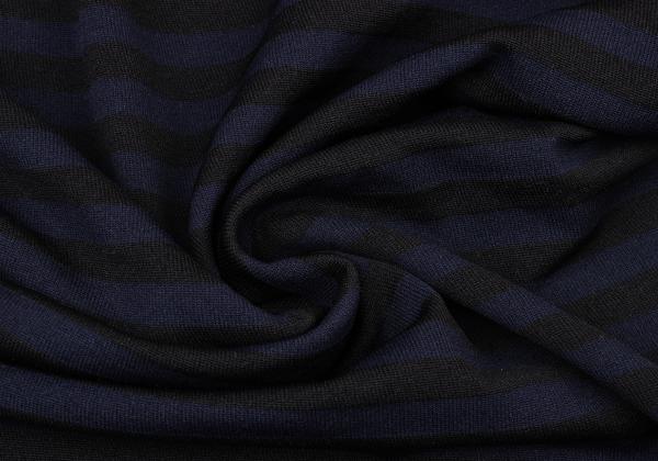 COMME des GARCONS Garment Dyed Striped L/S Tee Blue Size SS